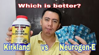 NEUROGENE VS KIRKLAND SIGNATURE SUPER B COMPLEX VIT C  WHICH VITAMIN B IS BETTER HONEST REVIEW [upl. by Mollee274]