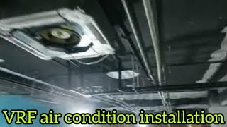 VRF air condition installation fitting copper pipe AR engineering Yasir Faizal [upl. by Zelten961]