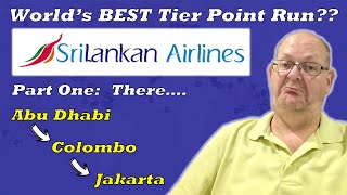 The BEST Tier Point Run in the World SriLankan from Abu Dhabi to Jakarta Part One  There [upl. by Plank]