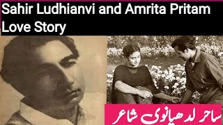 sahir ludhianvi and amrita pritam love storyPervaizAsifQureshi [upl. by Ateinotna]