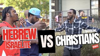 HEBREW ISRAELITE VS RAMBLING CHRISTIAN  WORK ON YOURSELF BEFORE YOU COME AT CAMPS [upl. by Akitnahs550]