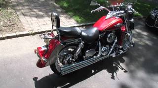 2000 Kawasaki Vulcan 1500 Classic with Vance amp Hines Longshots Installed [upl. by Sivla]