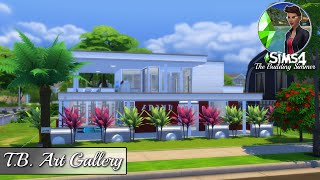 Lets Tour TB Art Gallery and Studio  The Sims 4 Community Lot Tour [upl. by Areemas45]