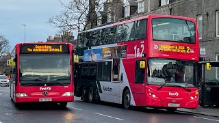 Buses in Aberdeen January 2024 [upl. by Demeyer]