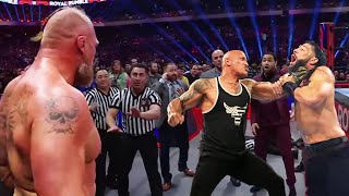 The Rock Finally Return At Monday Night Raw And See What Happened Next [upl. by Anillek]