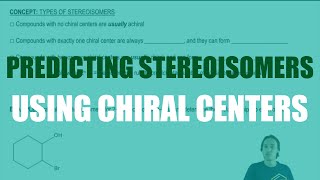 Using chiral centers to predict types of stereoisomers [upl. by Aicilra]