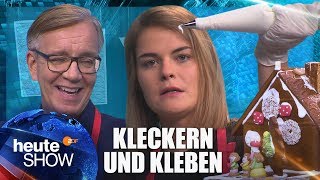 Lebkuchenhaus selbst basteln – mit Hazel Brugger und Dietmar Bartsch  heuteshow [upl. by Oiril]