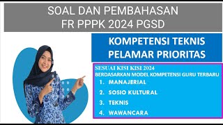 SPESIAL BAHAS FR SOAL SJT PPPK KOMPETENSI TEKNIS [upl. by Einahpats]