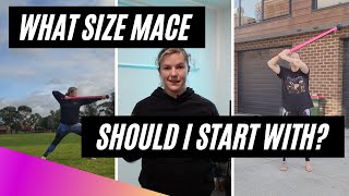 What size mace should I start with Best steel mace weight for beginners [upl. by Ahsitnauq]