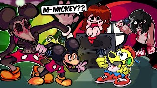 MICKEY LOST HIS MIND Friday Night Funkin vs Mickey Mouse HORROR FNF Mods 92 [upl. by Groeg744]