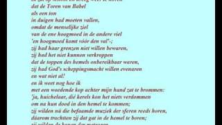 Hendrik Marsman  Gedicht Toren van Babel [upl. by Suoiradal]