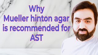 Why Mueller hinton agar is recommended for Antibiotic Sensitivity Testing  AST  Urduhindi [upl. by Irfan]