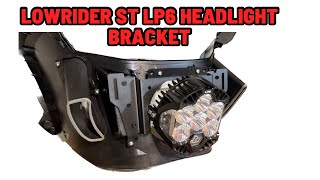 Lowrider ST LP6 Headlight Bracket on TCMT ST Fairing [upl. by Anerb]