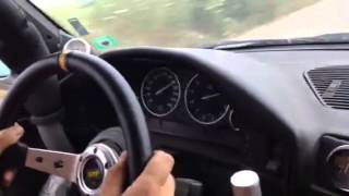 BMW M50 Holset HX35 14psi 3th4th5th onboard ECUMASTER EMU [upl. by Ury]