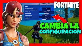 Como CAMBIAR La CONFIGUARCION en FORTNITE ✅ 2024 GUIA  Cambiar Los AJUSTES en Fortnite PCPSXBOX [upl. by Karry]