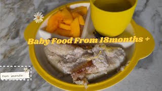 CHAKULA CHA MTOTO WA KUANZIA MIEZI 18 AU MIAKA 2NI CHAKULA KITAMU SANA CHENYE LADHA NZURIbabyfood [upl. by Pris391]