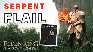 How to get Serpent Flail Weapon ► Elden Ring DLC [upl. by Aiehtela]