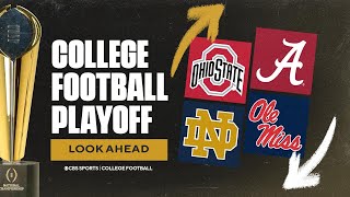 CFP Rankings Lookahead Week 14 Alabama in HUGE trouble Ohio State gets statement win [upl. by Htepsle]