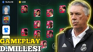 Gameplay com TECNICO D MILLESI NA 4222 sem centroavante PES 2021 MOBILE [upl. by Svoboda]