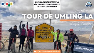 Tour De UMLING LA Bicycle Expedition  World Highest Motorable Road Cycling  Leh Cycling Tour  CAI [upl. by Heigl189]