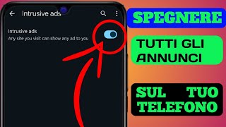 Come DISATTIVARE TUTTI GLI ANNUNCI su un telefono Android [upl. by Yatnod633]