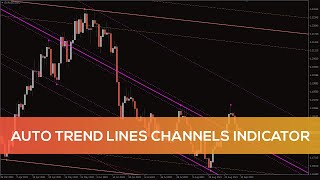 Auto Trend Lines Channels Indicator for MT4  FAST REVIEW [upl. by Nevaed]