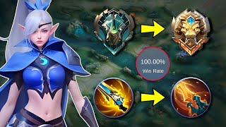 ESCAPE EPIC WITH 100 USING THIS MIYA BROKEN BUILD 2024💀 you need to try this  Top 1 Global Miya [upl. by Gizela]