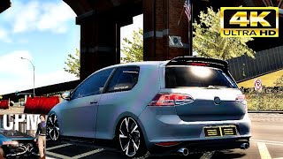 GOLF MK7 GTI CAR PARKING MULTIPLAYER GAMEPLAY 4K GRAPHICS 🔥❤️🌐 [upl. by Osana]