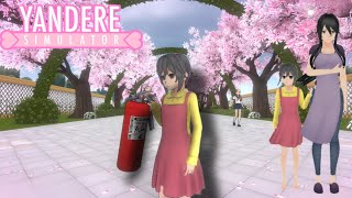 Genocide Ending As Mini Ayano  Yandere Simulator Demo DL [upl. by Akir]