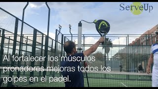 Serve Up para Padel Única máquina en el mundo para entrenar la pronación [upl. by Mcnutt]