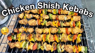 Chicken Shish Kebabs Recipe  Delicious amp Easy  Noni’s Kitchen [upl. by Ahsiekrats]