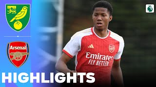 Arsenal vs Norwich City  7 Goals From Martin Obi  Highlights  U18 Premier League 27042024 [upl. by Sarad]