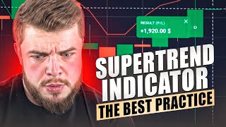 🔴 SUPERTREND INDICATOR UNDERSTANDING BASICS AND BEST PRACTICE  Supertrend Strategy  Supertrend [upl. by Airdnoed299]