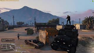 KILLDOZER vs Entire Sandy Shores Police Force FiveM [upl. by Haianeb]