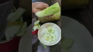 Muskmelon fruit peeling 🍏 usa fruitlover fruit flower fruitideas mangofruit korea [upl. by Kciredor]