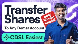 Transfer Shares to any Account in Just 10 Minutes  Demat to Demat Stock Transfer with CDSL [upl. by Acimak]