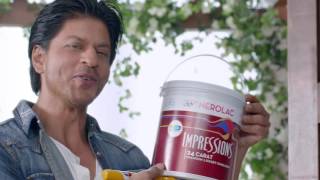 Nerolac TVC EID Specialfeat Shah Rukh Khan  Decorative Painting with Eco and Excel Total [upl. by Yro]