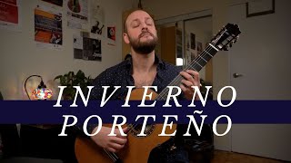 Piazzolla Invierno Porteño Tariq Harb guitar [upl. by Ramberg753]