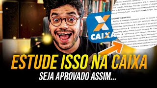 O QUE ESTUDAR PARA SER APROVADO NO CONCURSO DA CAIXA [upl. by Ayoted653]