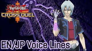 ENJP All DS Kalin KesslerKiryu Kyosuke Voice Lines YuGiOh Cross Duel [upl. by Llewxam]