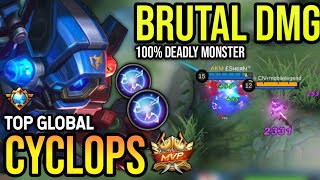 CYCLOPS BEST BUILD 2023  TOP GLOBAL CYCLOPS GAMEPLAY  MOBILE LEGENDS✓ [upl. by Hokanson]