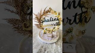 DIY Engagement Ring Platter  shaadisajawatseries shorts ringplatter youtubepartner [upl. by Anol]