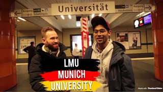 LMU Munich Campus Tour by Nikhilesh Dhure LudwigMaximiliansUniversität München [upl. by Nicol]