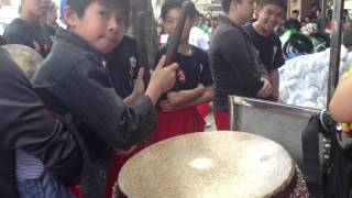 8 Yr Old LIon Dance Drummer Moonfestival 2013 [upl. by Mccready204]