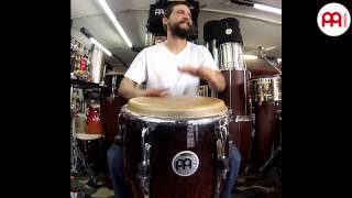 Beto Torrens Bomba Styles from Puerto Rico MEINL Floatune Congas [upl. by Haida]