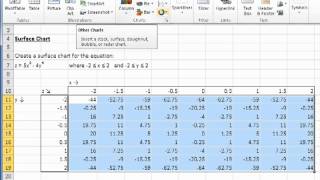 3D Plots in Excel [upl. by Eldnik]