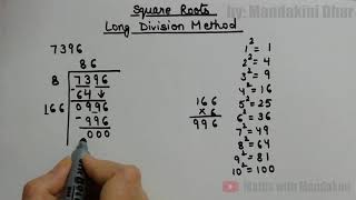 Square Roots Long Division method [upl. by Greer367]