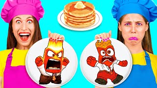 Pancake Art Challenge  Amazing Cooking Hacks by Fun Tun [upl. by Emya]