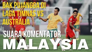 Inilah Suara Komentator Malaysia Bak Pujangga Dalam Laga Timnas U23 vs Australia [upl. by Ahsyekal]