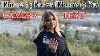 iPhone 14 Pro vs iPhone 15 Pro Camera Test [upl. by Alenas]